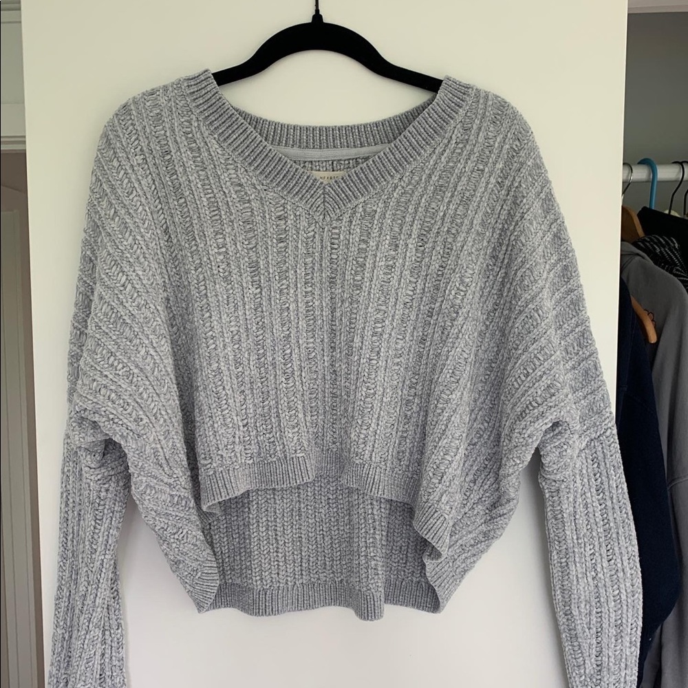 PACSUN light blue cropped sweater